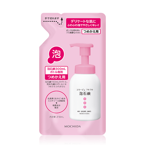 コラージュフルフル泡石鹸[ピンク] 210mL（つめかえ用）(210mL