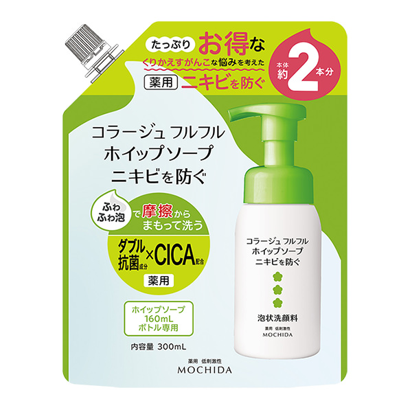 コラージュフルフルホイップソープ　300mL（つめかえ用）