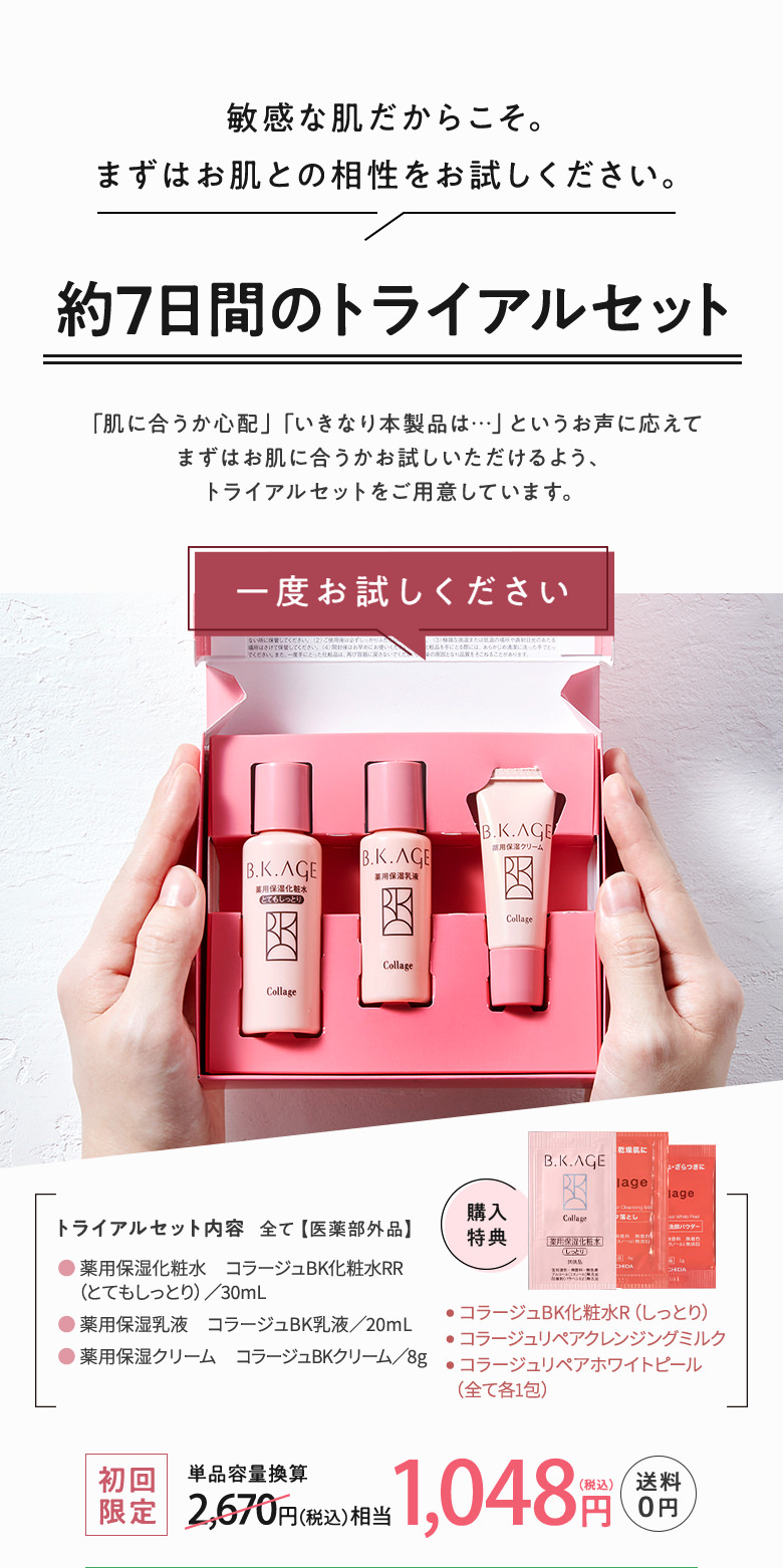 約7日間のトライアルセット