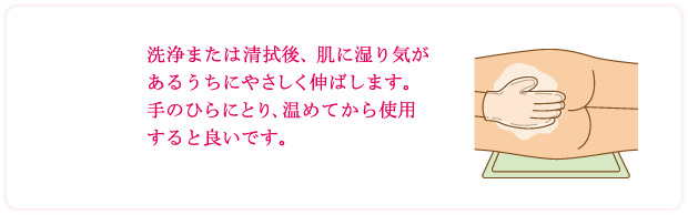 コラージュDメディパワー保湿ジェルの使い方