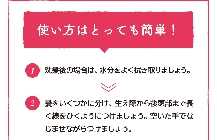 使い方はとっても簡単
